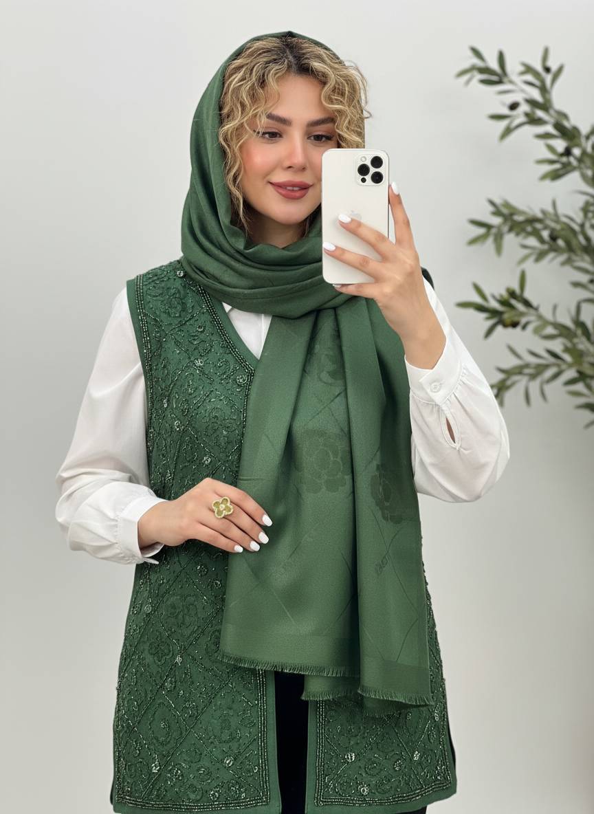شال زنانه مدل مرینوس