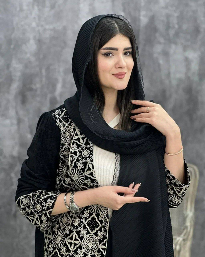 شال زنانه مدل نگین دار دانتل