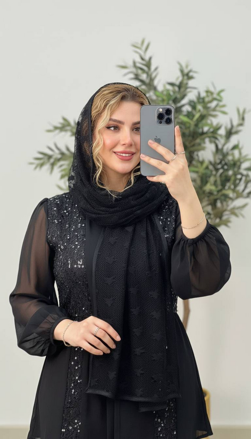 شال بهاره مدل دانتل