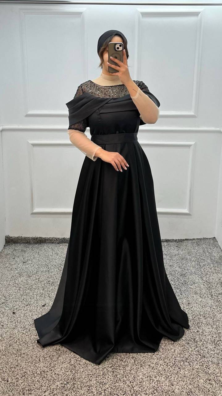 لباس مجلسی ماکسی مدل سمانه