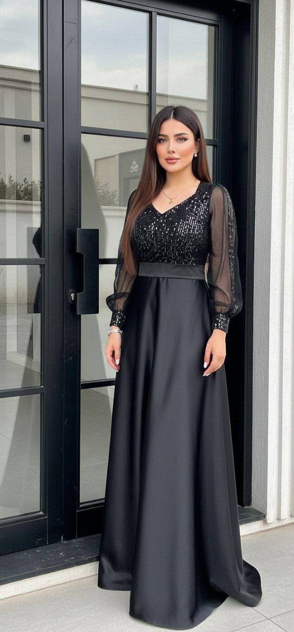 لباس مجلسی ماکسی مدل سولینا