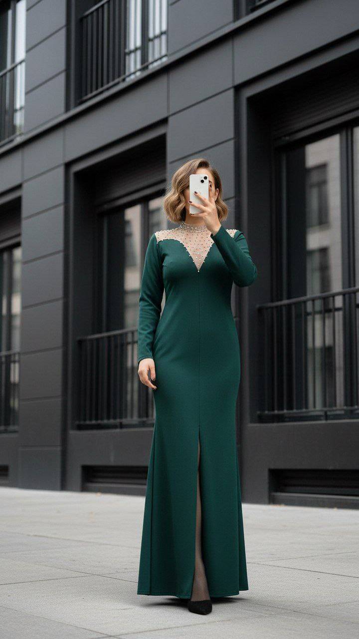 لباس مجلسی ماکسی مدل الهه
